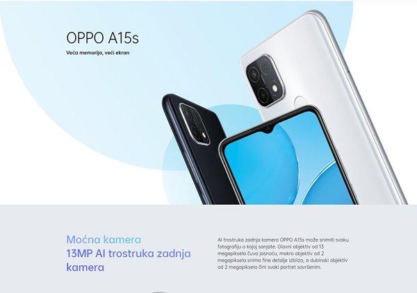 OPPO A15s 4GB 64GB Dynamic Black