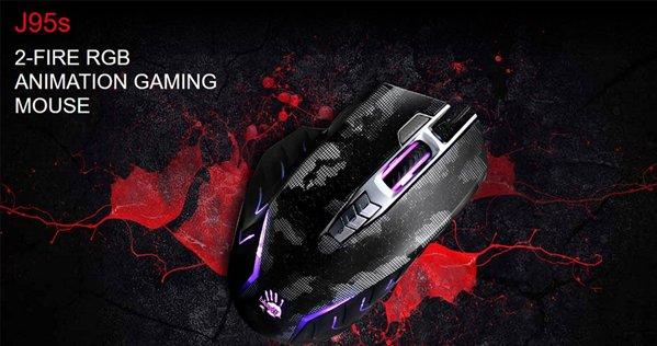 A4Tech J95s Stone Black RGB