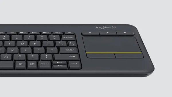 Logitech K400 Plus Black English International (QWERTY) tastatura