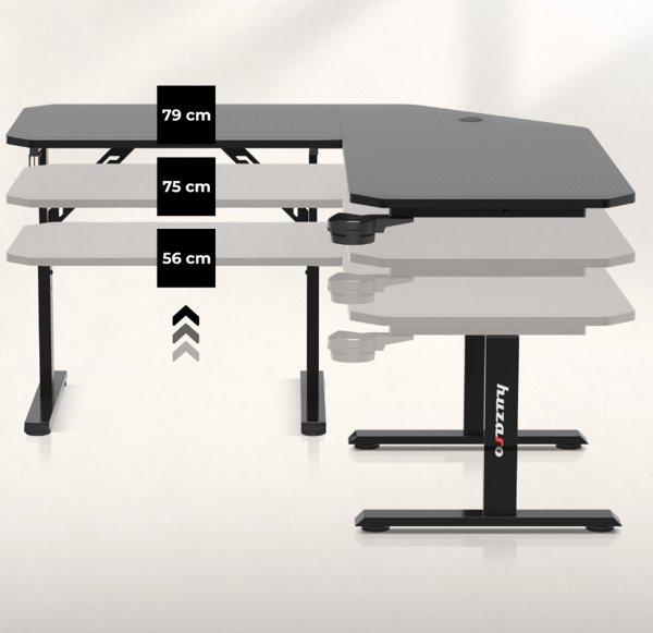 Huzaro Hero 7.3 Black gaming sto