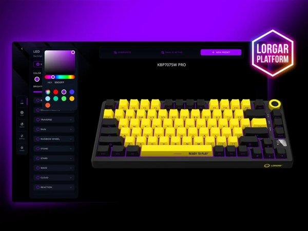 Lorgar Pro KBP7075W White gaming tastatura