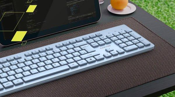 Canyon HKB-W01 Grey tastatura