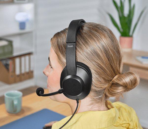 TRUST Ayda Max USB-ENC slušalice