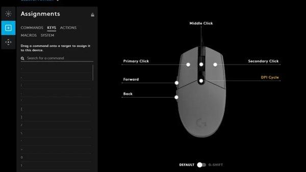 Logitech G102 Black miš