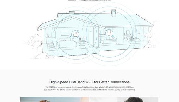 TP LINK RE205