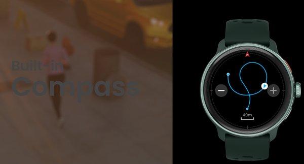 HiFuture Vela Dark Green smartwatch
