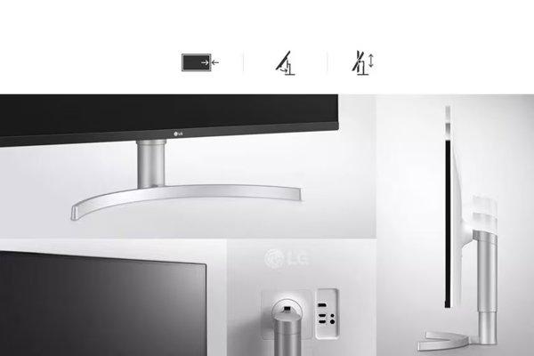 LG 32UN650K-W UltraFine IPS 4K Monitor