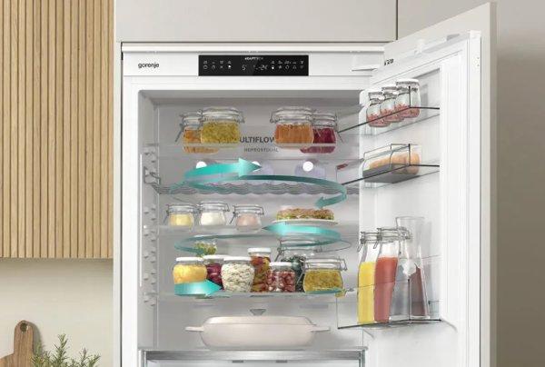 Gorenje NRKI619D61WFE ugradni kombinovani frižider