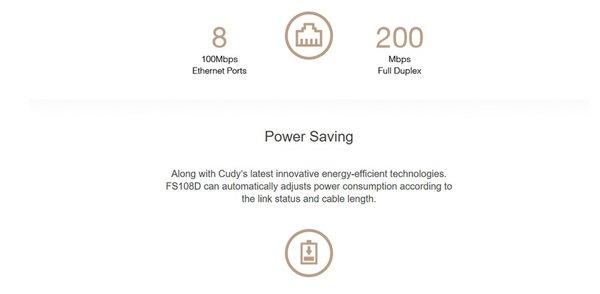 Cudy  FS108D