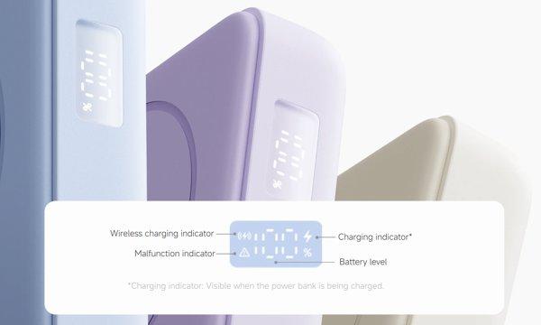 Xiaomi Magnetic Power Bank 10000 with Built-in Stand Grey