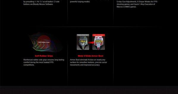 A4Tech J95s Stone Black RGB