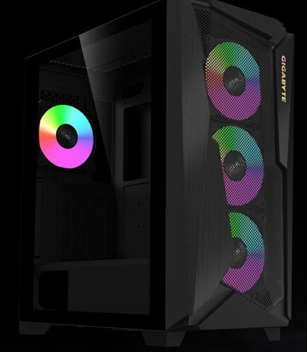 Gigabyte C301 GLASS (BLACK)