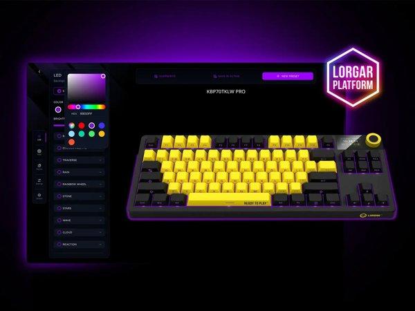 Lorgar Pro KBP70TKLW White gaming tastatura