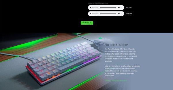 Razer Huntsman Mini 60% RGB