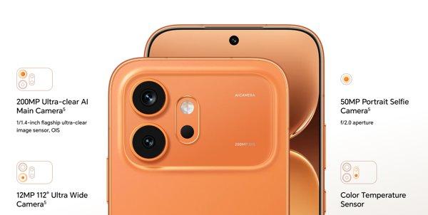 Honor 600 8GB 256GB Orange smartphone