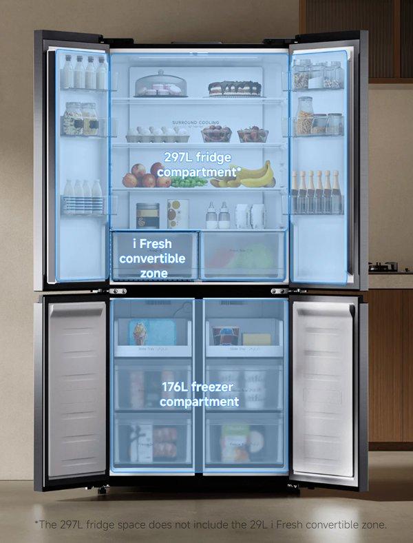 XIAOMI Mijia Refrigerator Cross Door 502L frižider