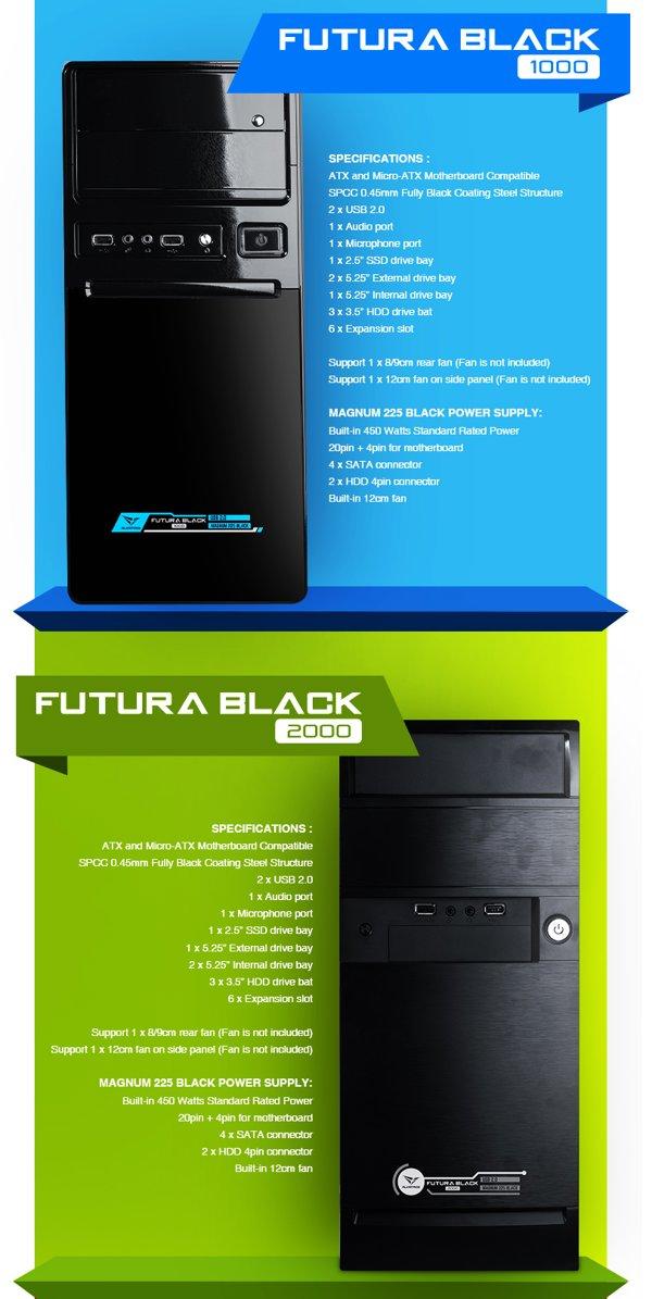 PowerLogic FUTURA BLACK N1000 Black