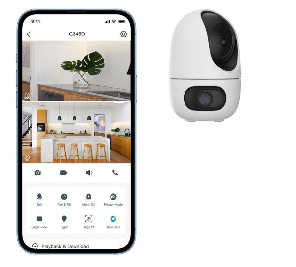 TP-Link Tapo C245D Dual Lens sigurnosna WiFi kamera