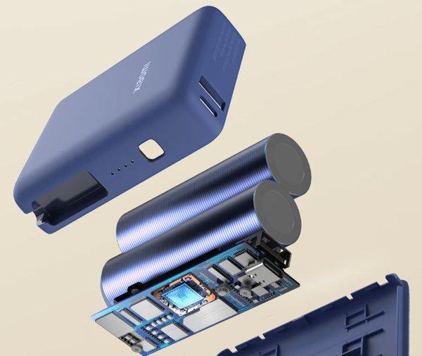 Xiaomi 33W Power Bank 10000 (Integrated Cable) Ice Blue