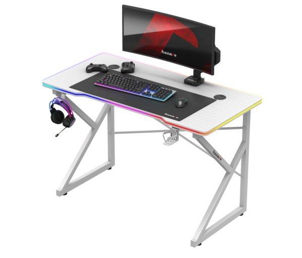 Huzaro Hero 1.7 RGB White gaming sto