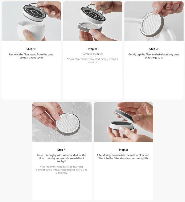 Xiaomi Dust Mite Vacuum Cleaner Pro Filter (2-Pack)