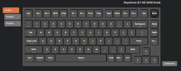 Keychron Q1H-M1 gaming tastatura