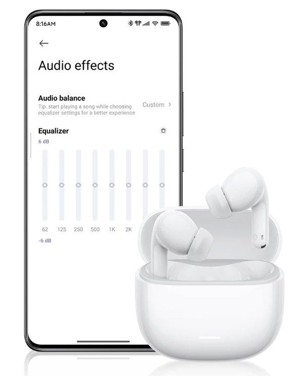 XIAOMI Buds 8 lite White slušalice