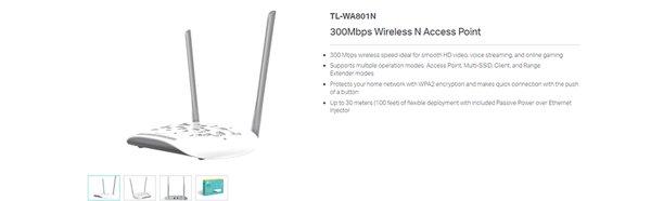 TP LINK TL-WA801N-PoE