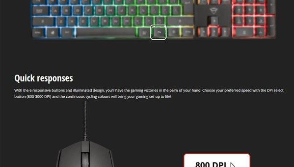 Trust GXT 838 Azor Combo