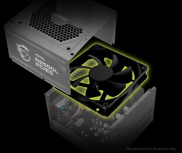 MSI MAG A850GL PCIE5 napajanje