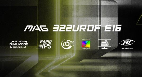 MSI MAG 322URDF E16 monitor