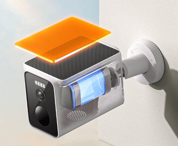 XIAOMI Solar Outdoor Camera BW400 Pro set security kamera