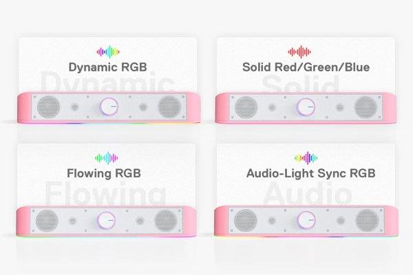 Redragon Adiemus&nbsp;GS560&nbsp;White&nbsp;gaming soundbar