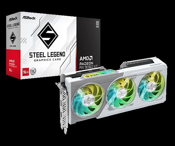 AMD RX 9060 XT Steel Legend 16GB OC grafička kartica