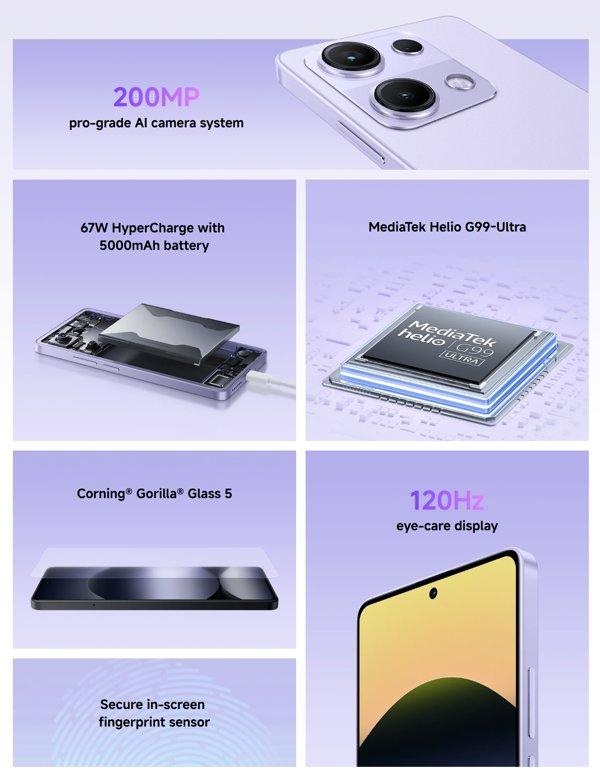 Xiaomi REDMI NOTE 14S 8GB 256GB BLUE