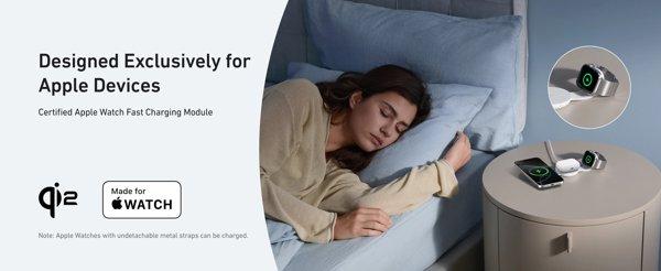 ANKER MagGo White bežični 3-u-1 sklopivi punjač