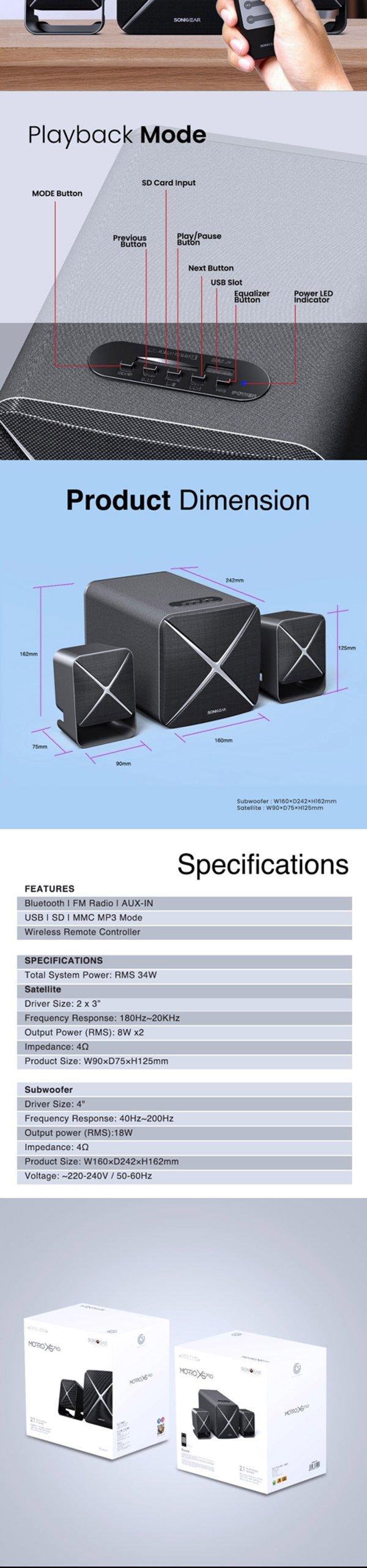 SONICGEAR MORRO X5 PRO