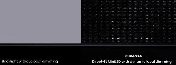Hisense 85U7SE ULED MiniLED Smart TV 4K 144 Hz