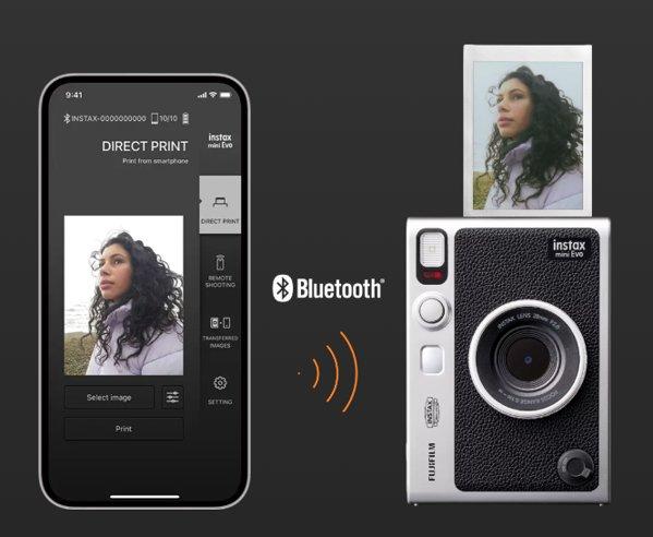Instax Mini Evo Type-C Black instant fotoaparat