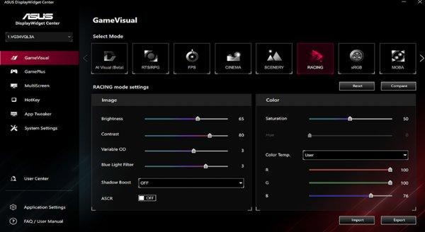 ASUS TUF VG249QM5A gaming monitor