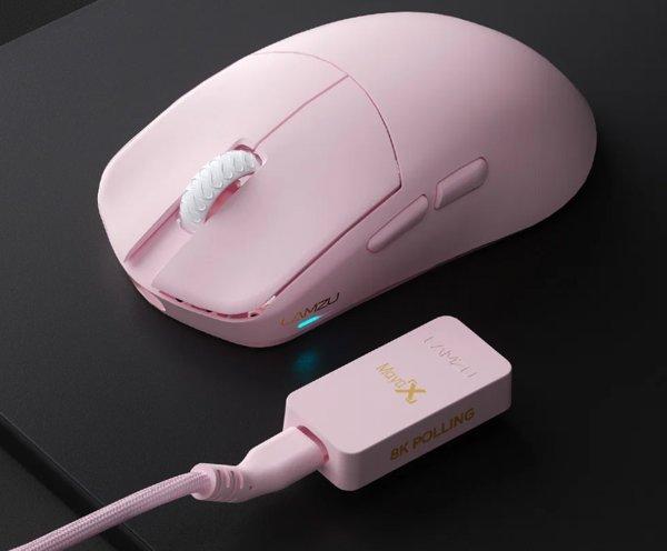 Lamzu Maya X Light Pink gaming miš