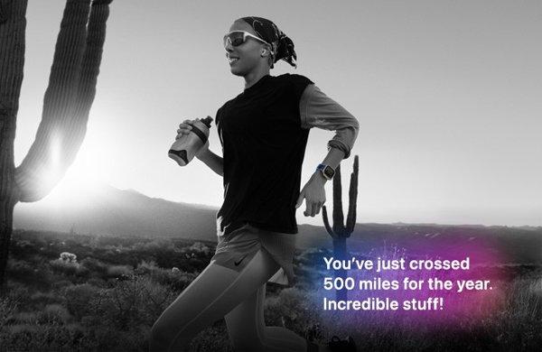 Apple Watch Ultra 3&nbsp;Cellular&nbsp;49mm Natural Titanium (Blue - Bright Blue Trail Loop) - M / L