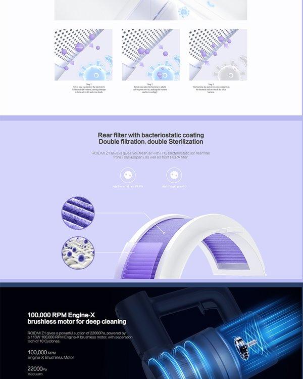 Xiaomi Roidmi Cordless Vacuum Cleaner Z1