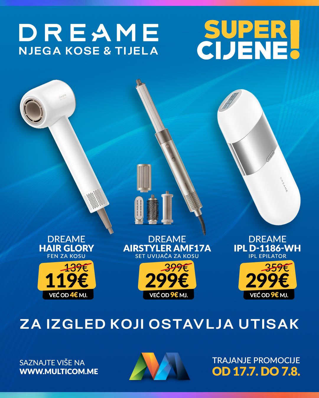 Dreme rasprodaja aparata za njegu 