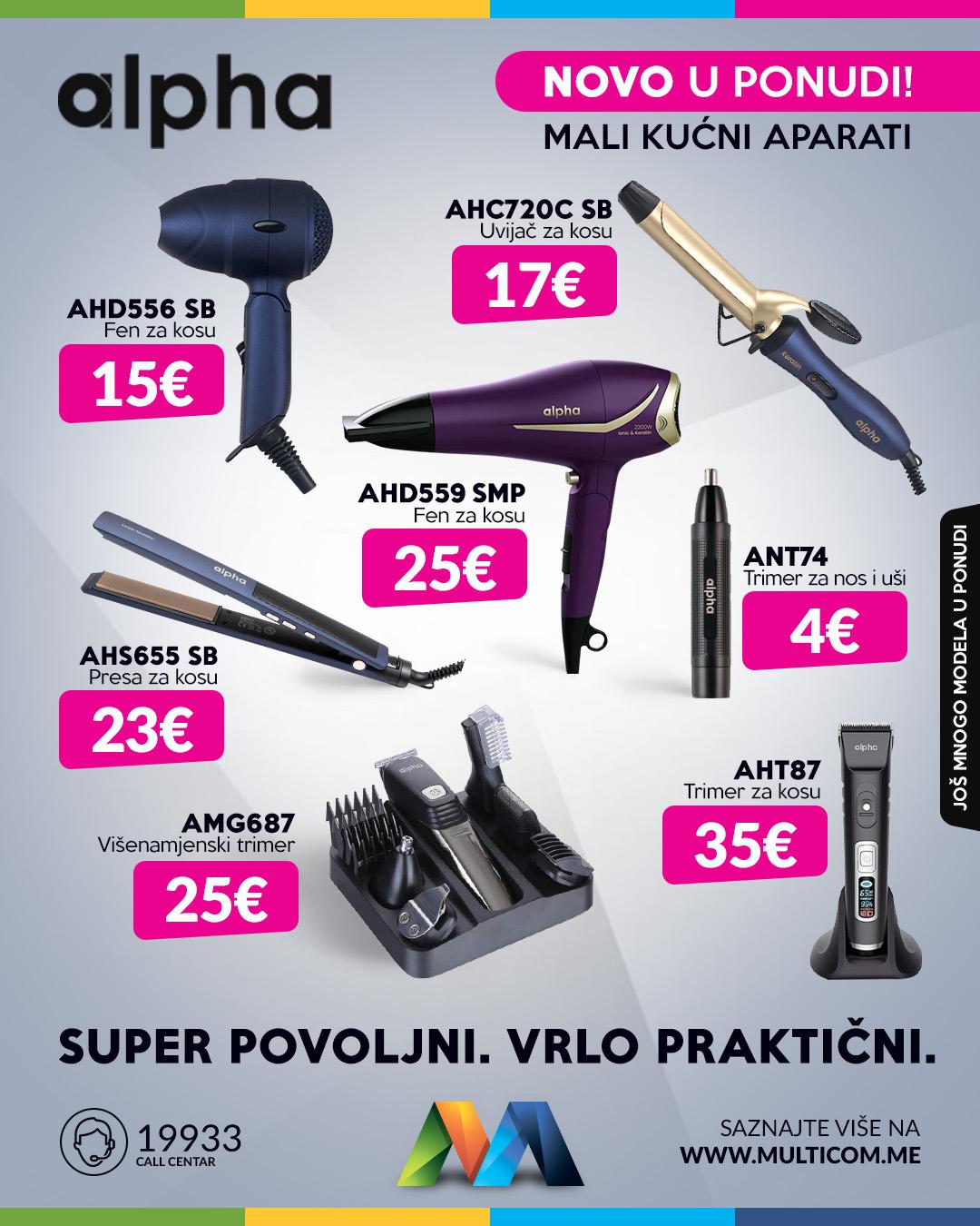 Alpha novo u ponudi 