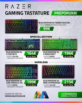 Razer gaming tastature