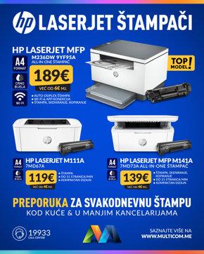HP laser jet stampaci avgust