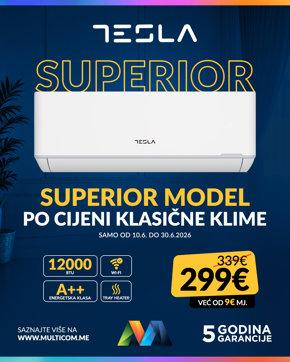 Tesla Superior klima uredjaji