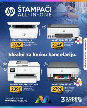 HP štampači jun 