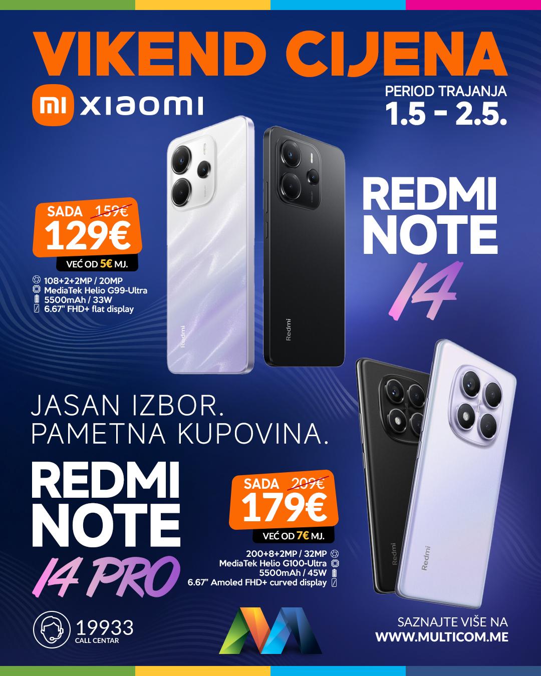 Xiaomi Vikend akcija 1.5.